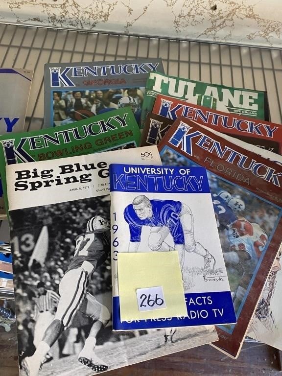 9 KY Football Programs- 60s-80s