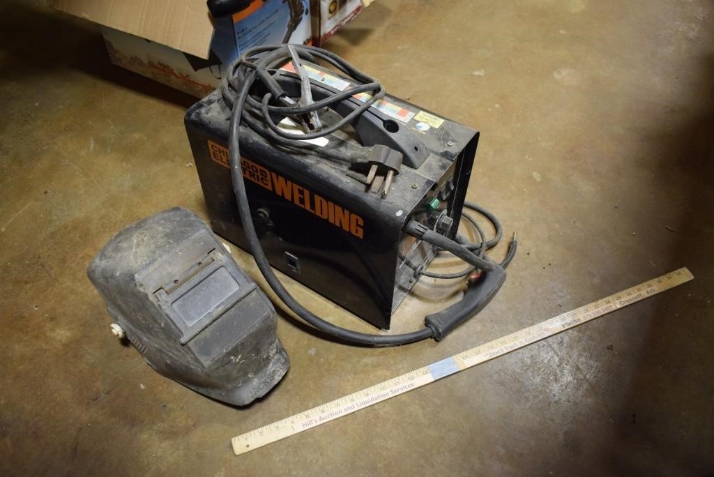 Central Electric 220V MIG Welder w/ Helmet