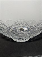 Bohemian Glass Crystal Dish