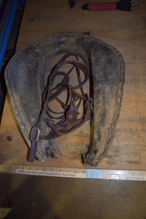 Old Horse Collar & Horse Tack