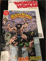 Two comic books. Wonder Women #58&19