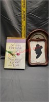 2 Sylvia Browne Books & 2 Disneyland Shadow