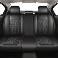 Huidasource Leather Back Row Seat Covers, Waterpr