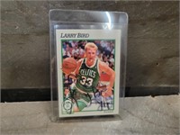1991 Hoops Larry Bird Autographed Card