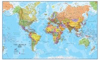 Maps International Giant World Map â€“ Mega-Map...