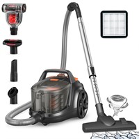 Aspiron Canister Vacuum Cleaner, 1200W Lightweigh