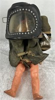 Scarce WWII British Issued Babys Gas Mask