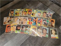 Assorted Vintage Baseball Card Lot 1950s/1960s
