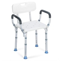 OasisSpace Heavy Duty Shower Chair with Back - Ba