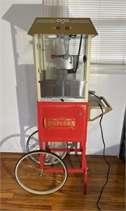 Popcorn  Machine W/ Cart (Like New)