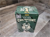 2021 Panini NBA Champs Milwaukee Bucks Sealed Box