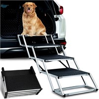 Dog Car Ramp Extra Wide Dog Stairs for Large Dogs