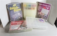 Lot of Embroidery Floss and Organizing