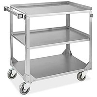 Stainless Steel Service Cart - 31 x 19 x 33"