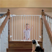Babelio 28”x31”No Bottom Bar Baby Gate for Babies