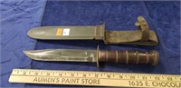(1) U.S.N. MK2 Knife w/ Sheath