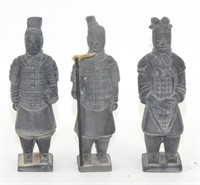 Set of 3 Qin Dynasty Figures in Box