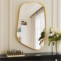 Suidia Irregular Wall Mirror 24"x36" Bathroom Mir