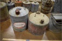 Two Old Metal Cans