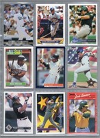 Lot of 9 1990s Baseball Cards Ken Griffey Jr.,