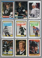Lot of 9 Wayne Gretzky Cards