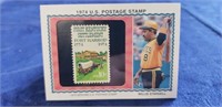 (1) Baseball Card w/ U.S. Postage Stamp