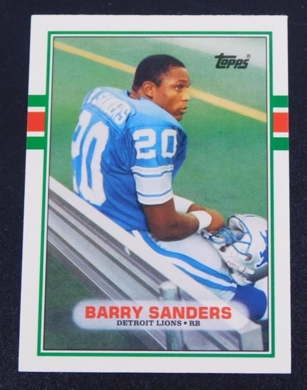 1989 Topps Barry Sanders Rookie Card - Detroit