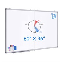 Large Dry Erase White Board for Wall, maxtek 5' x