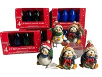 5 Ganz Penguin Christmas Ornaments 3. 3