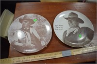 Two John Wayne Plates