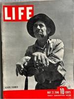 Life Magazine Ozark Farmer May 27  1946.