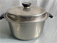 Vintage Duncan Hines stainless steel pot