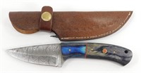 3-1/2" Damascus Blade Knife - Overall 7", New