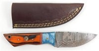 3" Damascus Blade Knife - Overall 7", New with