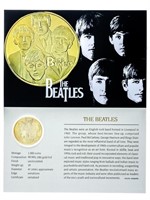 The Beatles - 24kt Gold/Foil Collectible Medallion