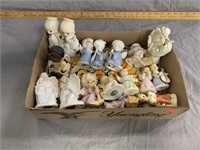 Tray Lot of Cherub/Angel Figurines