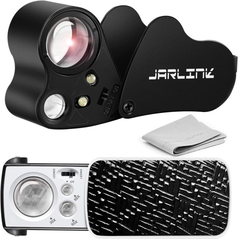 JARLINK 2 PACK JEWELRY LOUPES LOUPES COINS...