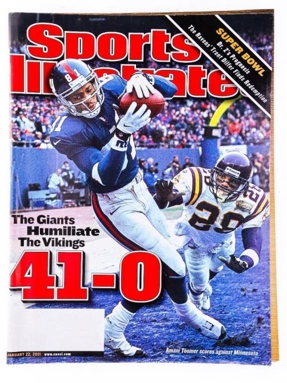 Sports Illustrated January 22, 2001 The Giants Hum