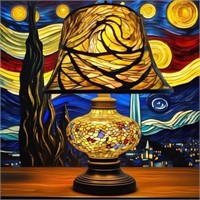Stain Glass Lamp 3 LTD EDT Signed by Van Gogh Ltd