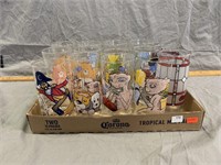 Pizza Hut Character Drinking Glasses and Others