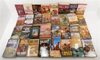 * 37 Soft Cover Western Books - Various Authors