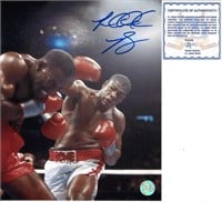 Mike Tyson vs. Holifield 8 x 10 Action Photo Autog