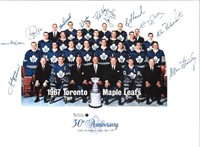 1967 Toronto Maple Leafs Stanley Cup Team - 11 Aut