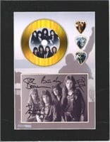 QUEEN Gold Cd/Guitar Pick Collection 11 x 14"