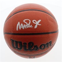Magic Johnson Signed NBA Basketball (Beckett) Wils