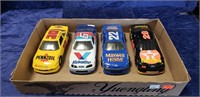 (4) Assorted Nascar Diecast Collector Toy Cars