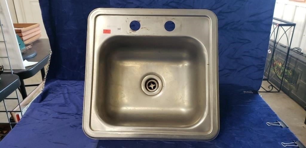 (1) Dayton Stainless Steel Hand Sink (15"×15")