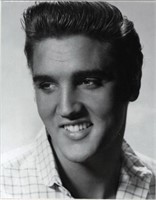Vintage 8 x 10 B W Photo -Elvis Presley