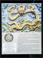 The Lore of The Dragon -24kt Gold Foil Medallion w