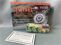 Lionel Collectible Train Watch in Box.